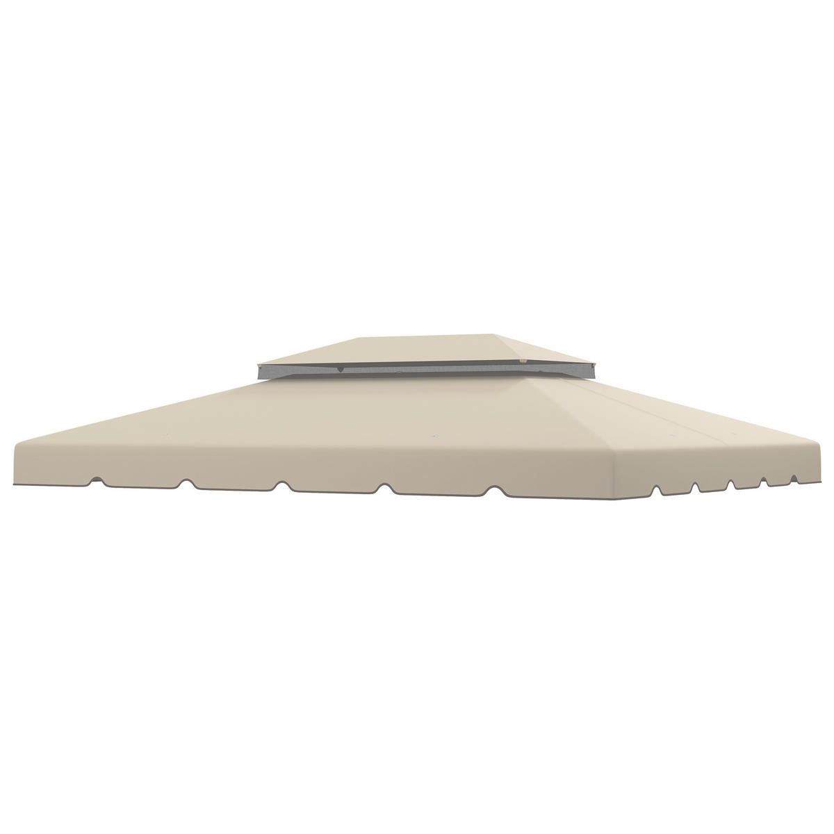 ERSATZDACH Beige 1 Stück - Beige, Naturmaterialien (300/0.1/400cm) - GiPP