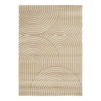 TEPPICH sehr weich mit Relief-Effekt bruin - Braun, Textil (120/170cm) - AFK Living