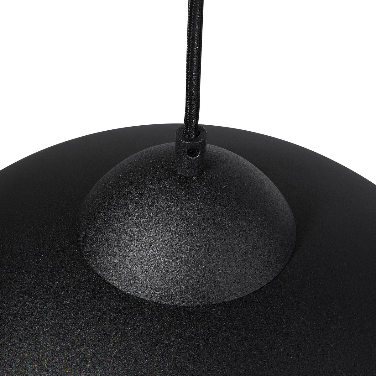 HÄNGELEUCHTE Cetina 40/40/129 cm - Schwarz, Metall (40/40/129cm) - Beliani