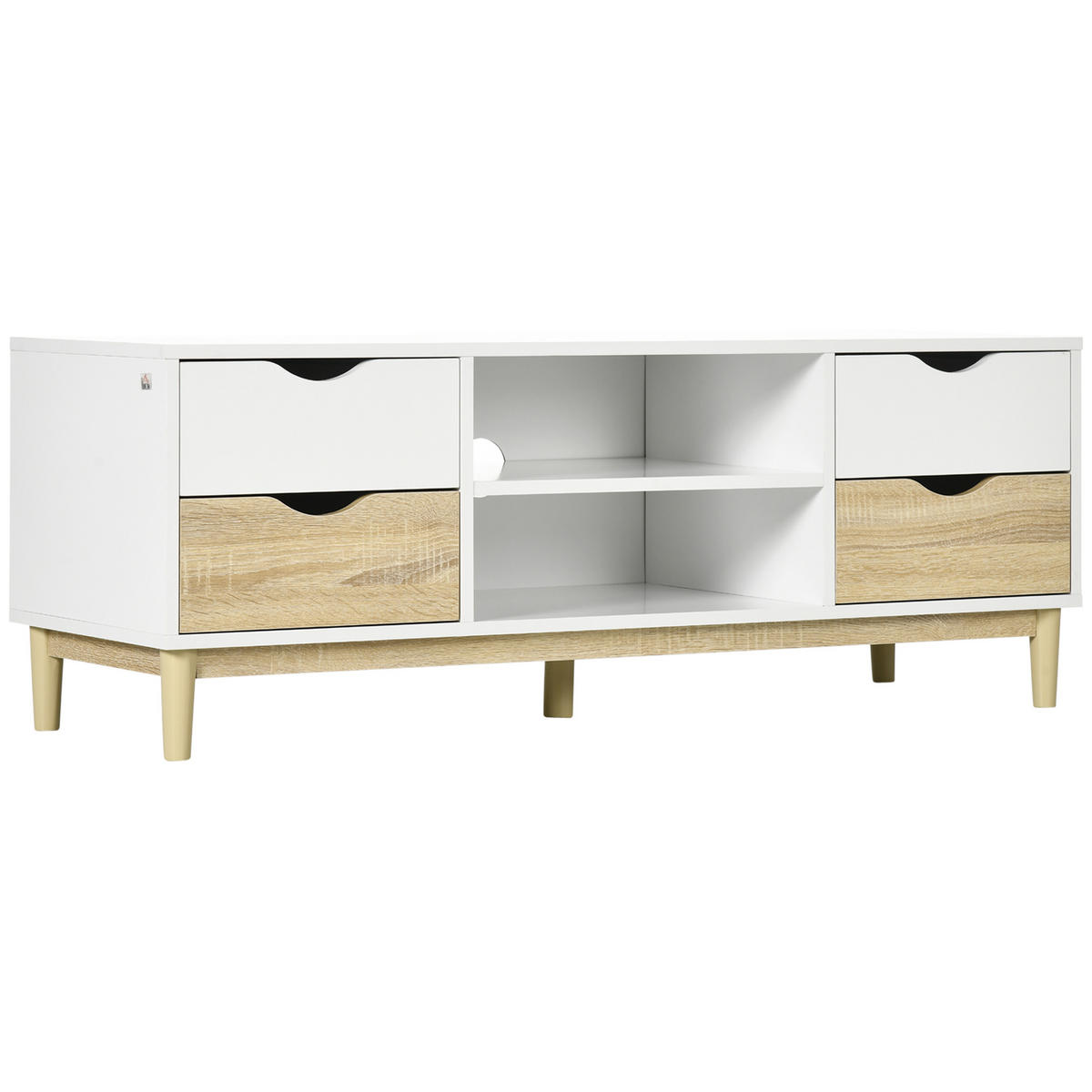 TV-MÖBEL Multicolor 1 Stück - Multicolor, Holzwerkstoff (120/44.5/40cm) - GiPP
