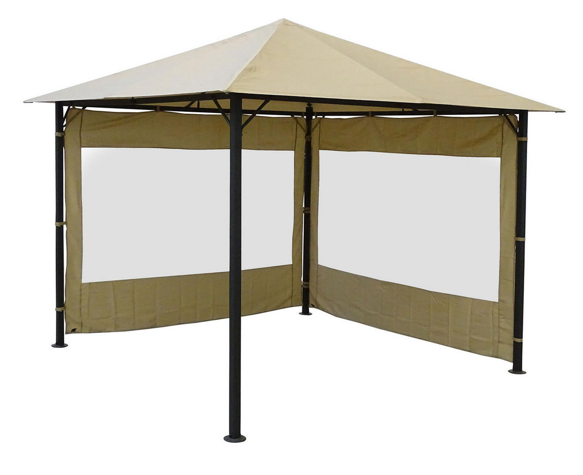2 Seitenteile 250x190cm mit Fenster Sand - Beige, Kunststoff/Textil (250/190/250cm) - QUICK STAR