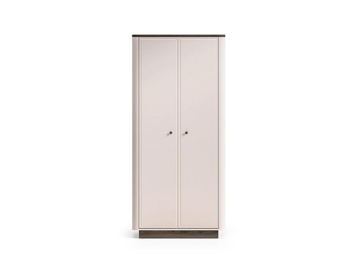 KLEIDERSCHRANK – 92 cm – Vilavio – Kaschmir / Eichefarben - Kaschmir/Eichefarben, Holzwerkstoff (92/200/53cm) - hi-markt