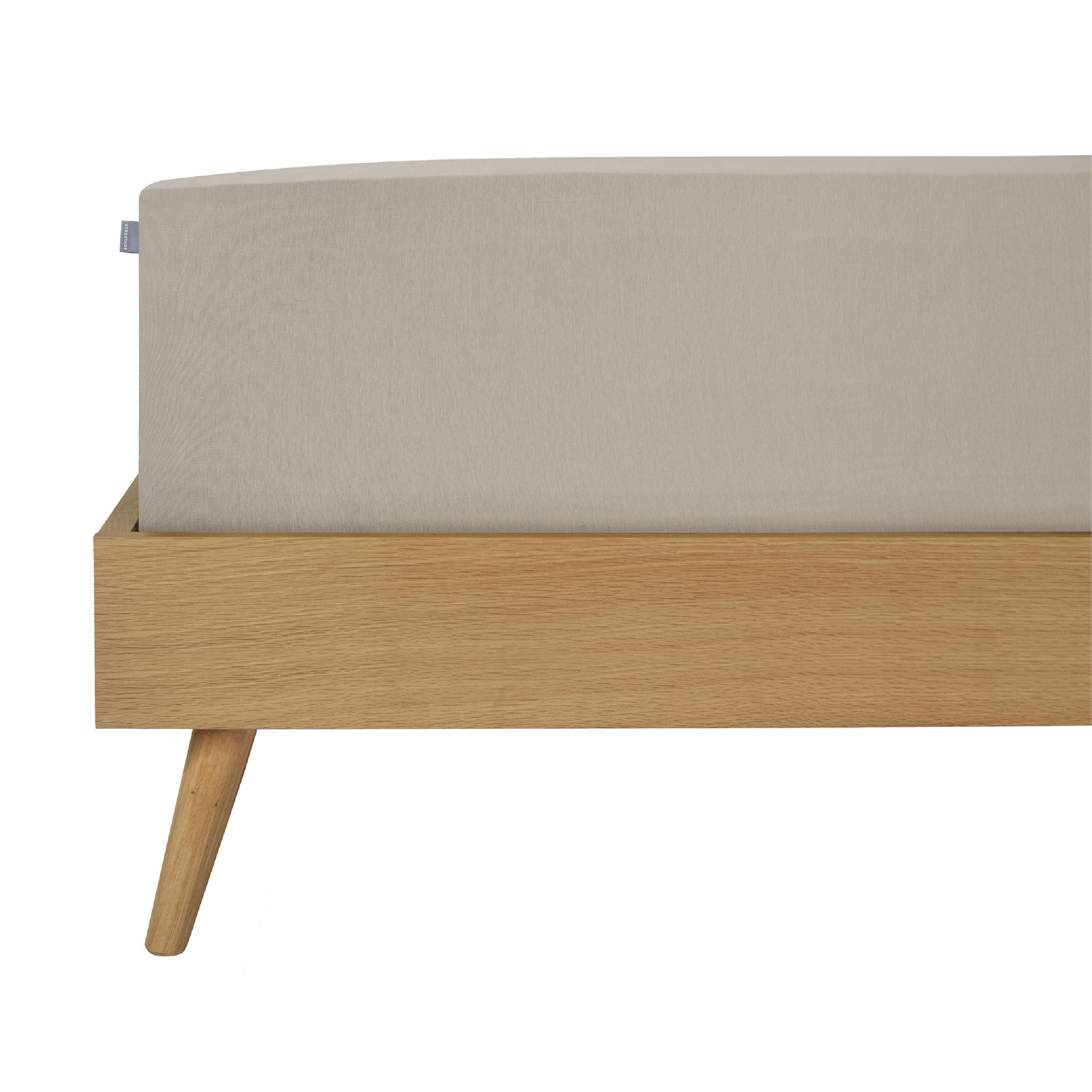 SPANNBETTLAKEN Elli - 97/3 - 100 x 200 cm - Helltaupe - Taupe, Textil (100/200cm) - SCHIESSER