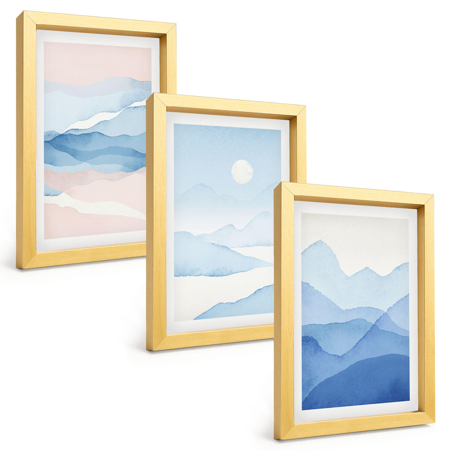 Tulup Bilder Gold 20x30 cm