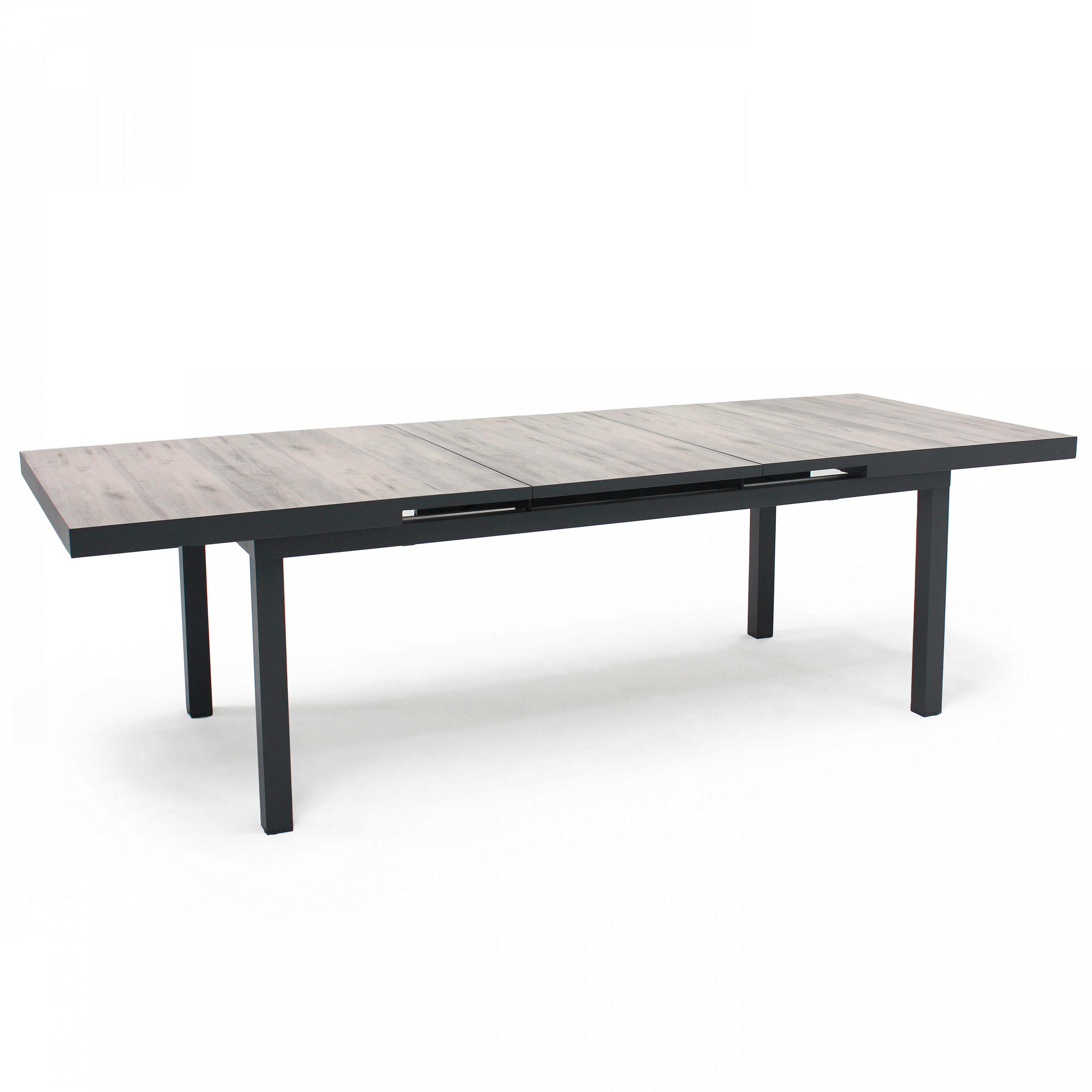 Oviala Gartentisch Grau 100x75x260 cm