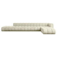 ECKSOFA modulares Sofa Zuvon-L3 - 478x177x70 cm Beige - Beige, Holzwerkstoff/Textil (478/177cm) - ALTDECOR