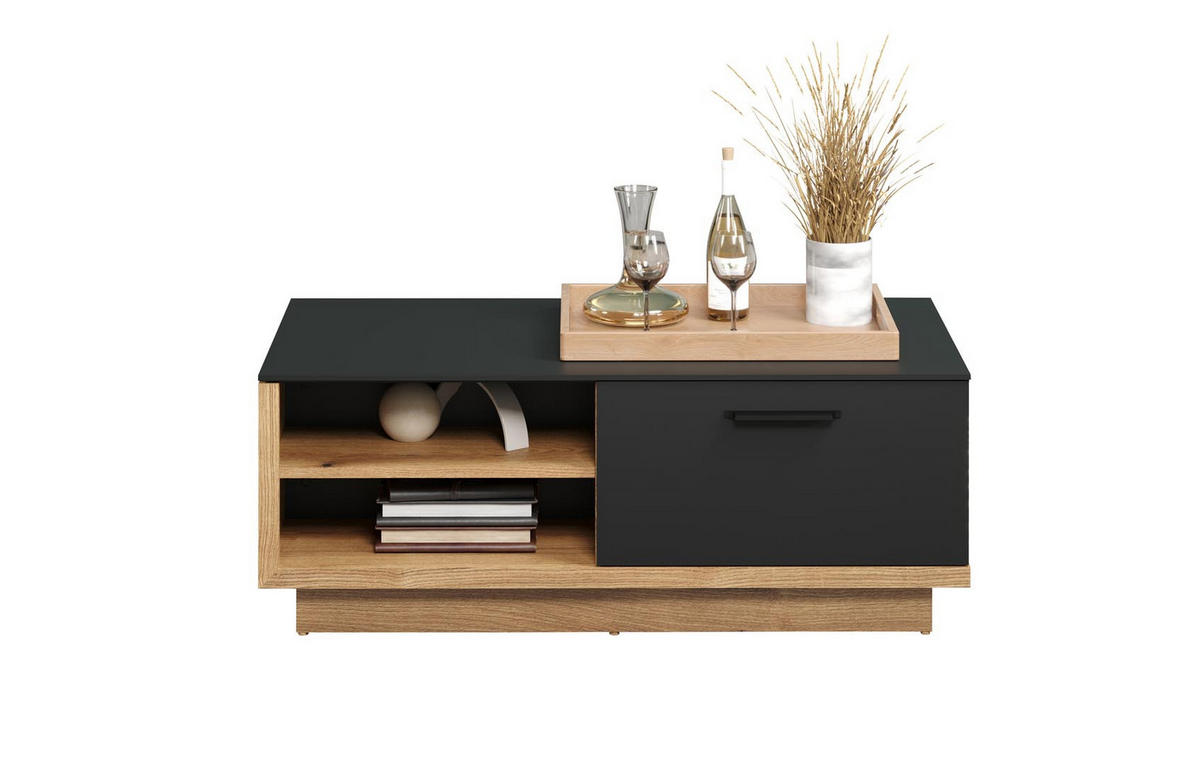 COUCHTISCH Synnax Grau - Grau, Holzwerkstoff (42/110/110cm) - ebuy24