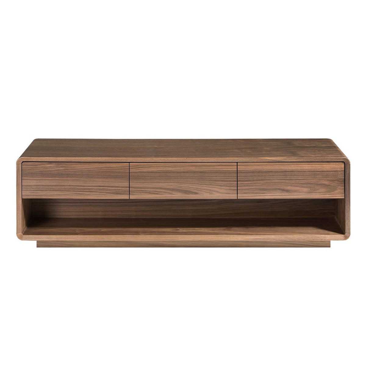 TV-ELEMENT aus Nussbaum 180/45/50 cm - Nussbaumfarben/Walnussfarben, Holzwerkstoff (180/50/45cm) - ANGEL CERDA