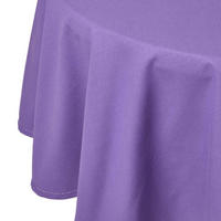 TISCHDECKE lila rund 178 cm, 100% Baumwolle - Lila, Textil (178/178cm) - Homescapes