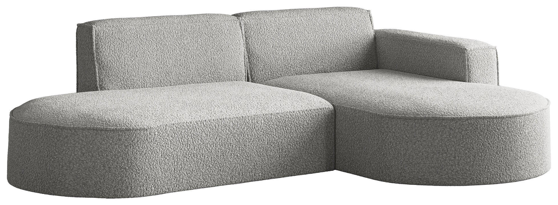 WFL Group Ecksofa Hellgrau 241x168 cm