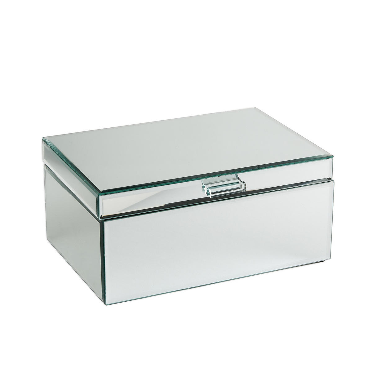 SCHMUCKKÄSTCHEN Licuri - Silberfarben, Glas (26/12.5/18cm) - home&you