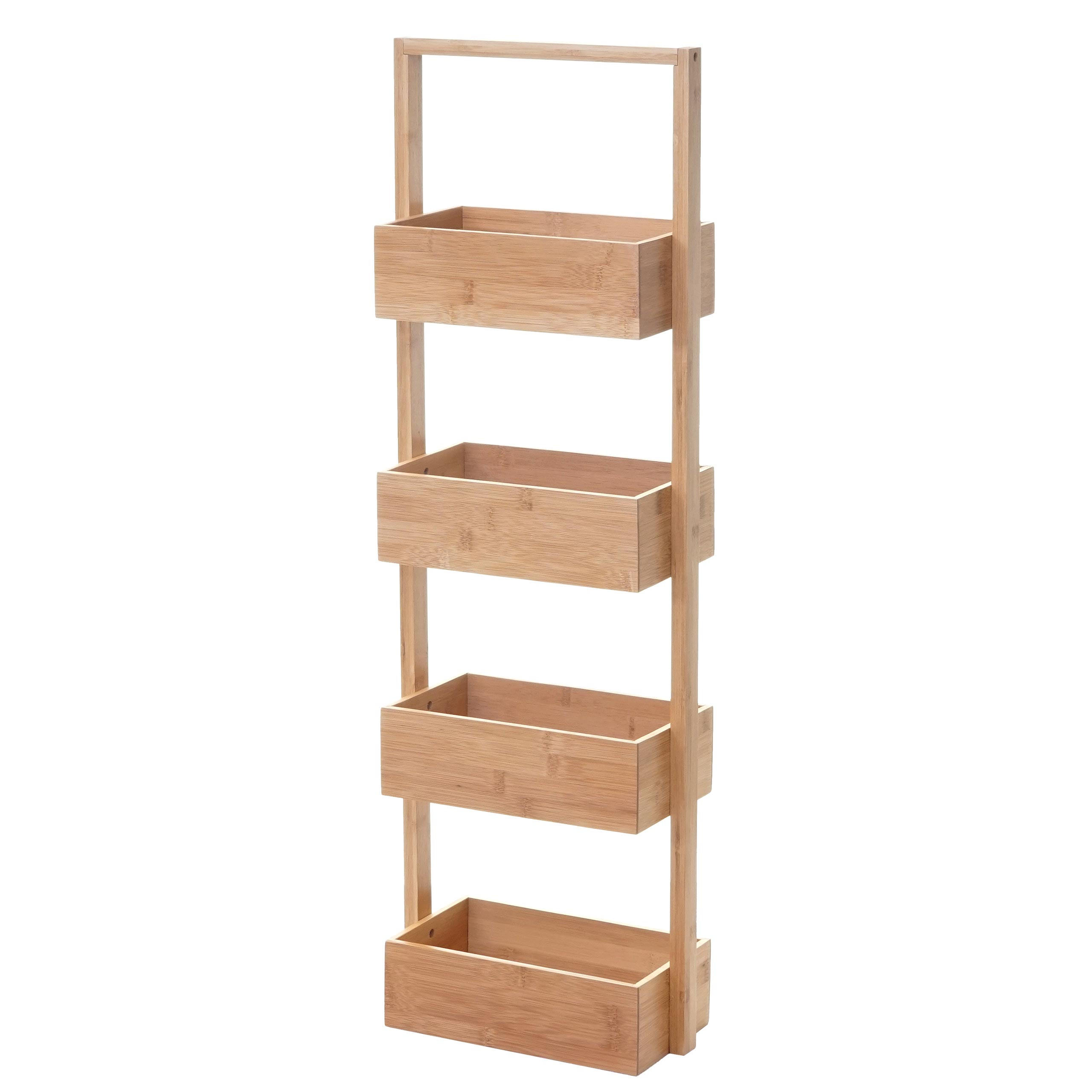 MCW REGÁL 4 KOŠE Dřevo