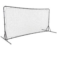 FUBBALLTOR Schwarz - Schwarz, Metall (151/183/373cm) - COSTWAY