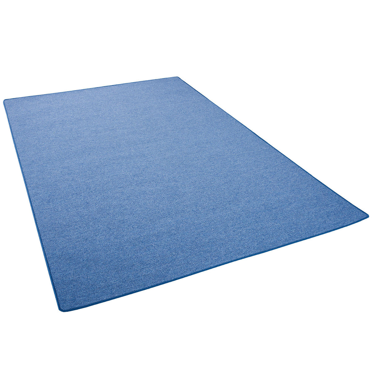 FEINSCHLINGEN VELOUR TEPPICH STRONG - Blau, Textil (160/200cm) - Snapstyle