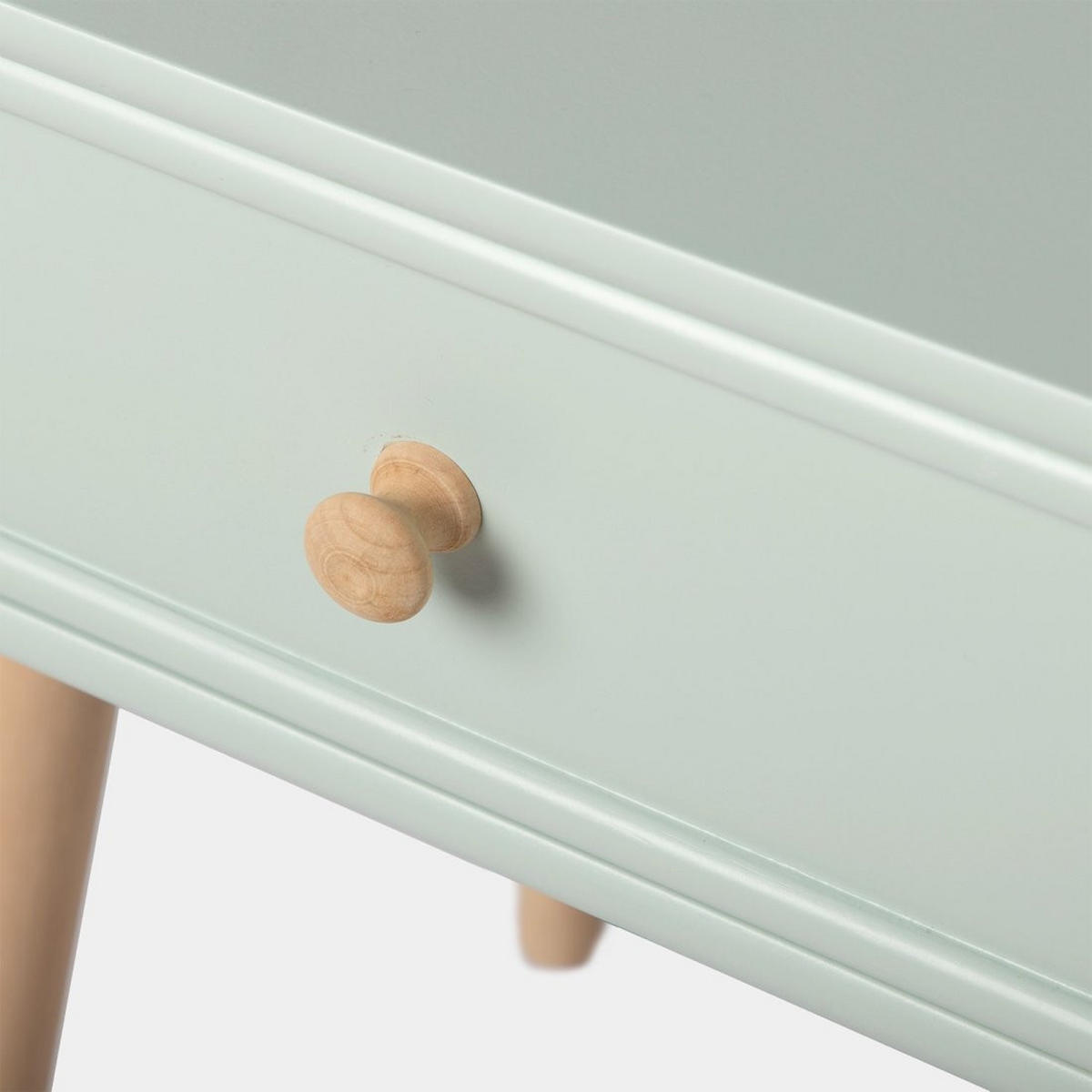 NACHTTISCH MIT 1 SCHUBLADE Tai Grün 40 cm x 61 cm - Grün, Holzwerkstoff (40/61/36cm)