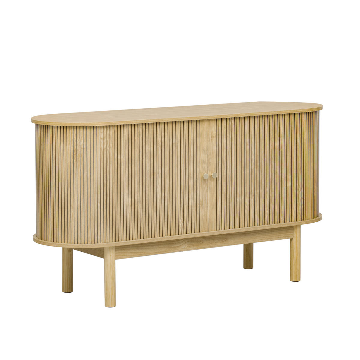 SIDEBOARD Holzoptik 138/43/75 cm - Hellbraun, Holzwerkstoff (43/75/138cm) - Urban Meuble