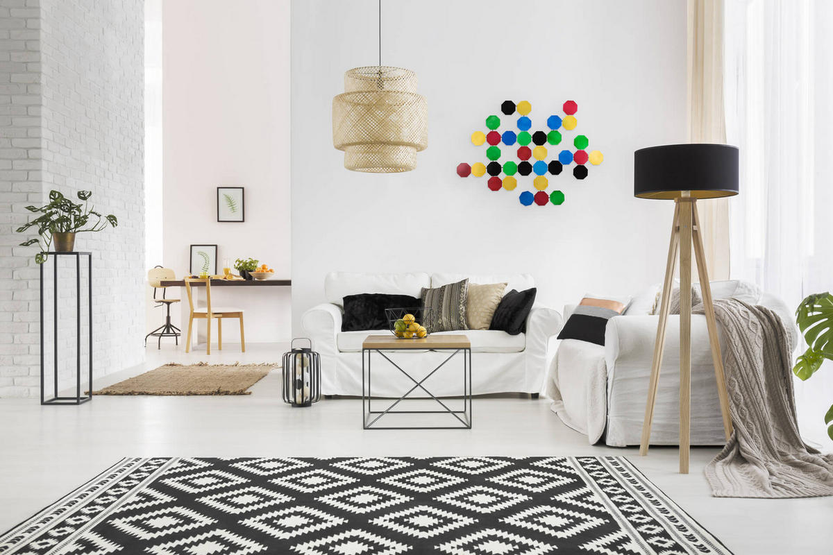 WANDDEKO Bunt 102/76 cm - Multicolor, Metall (4.17/76/4cm) - KUNSTLOFT