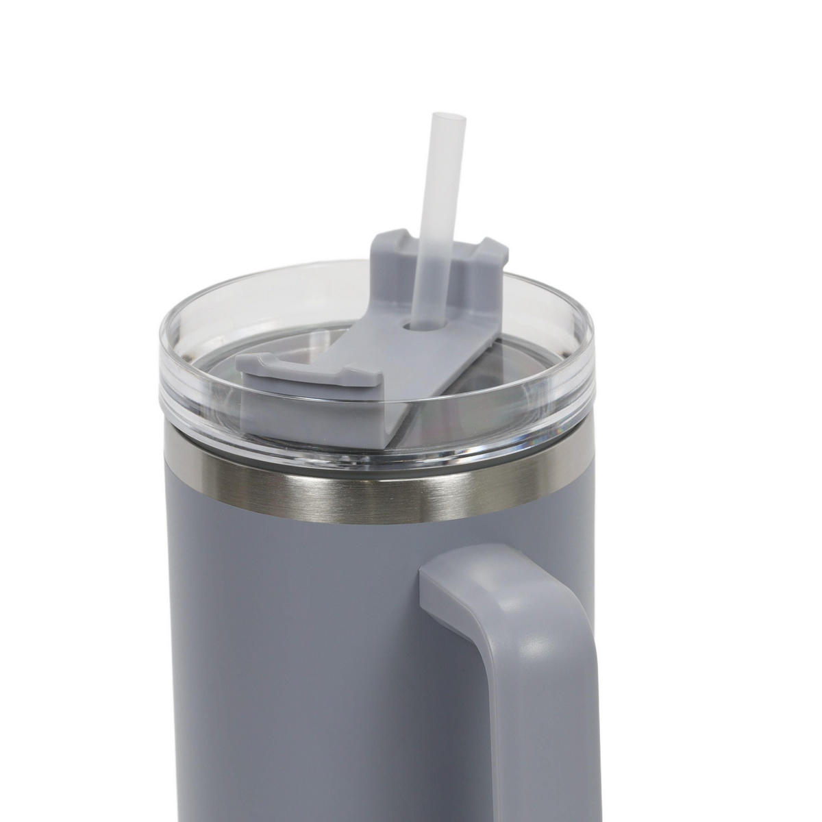 THERMOBECHER aus Edelstahl Hellgrau 1,2 l 14/10/26,5 cm - Grau, Metall (1.2L) - Excellent Houseware