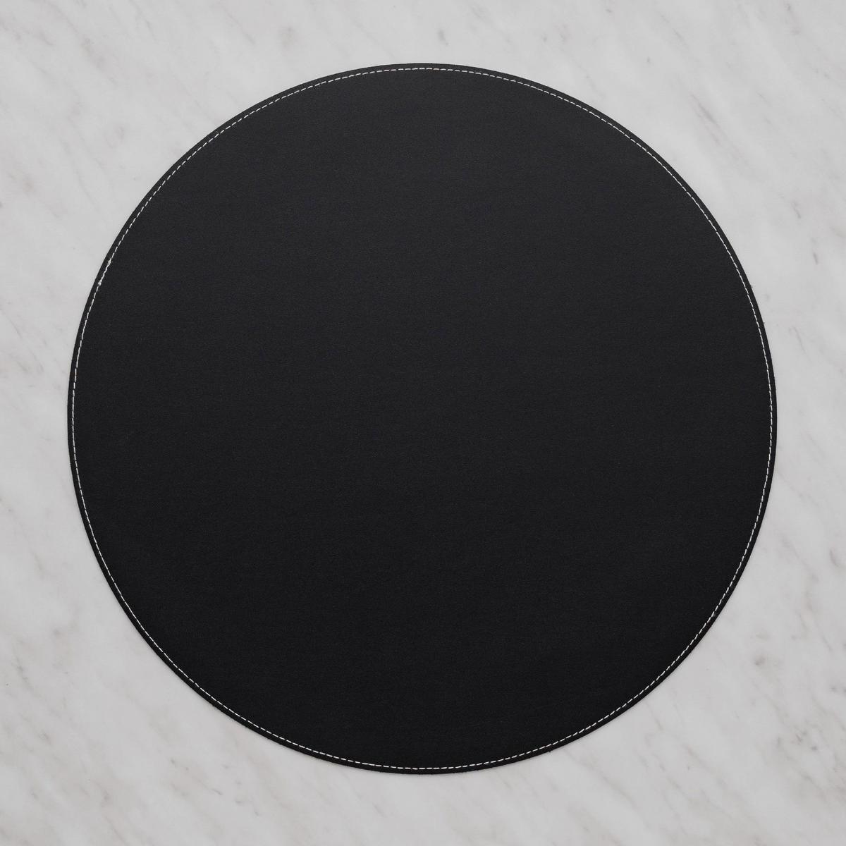 DEKORATIVES TISCHSET Mogen - Schwarz, Kunststoff (38cm) - home&you