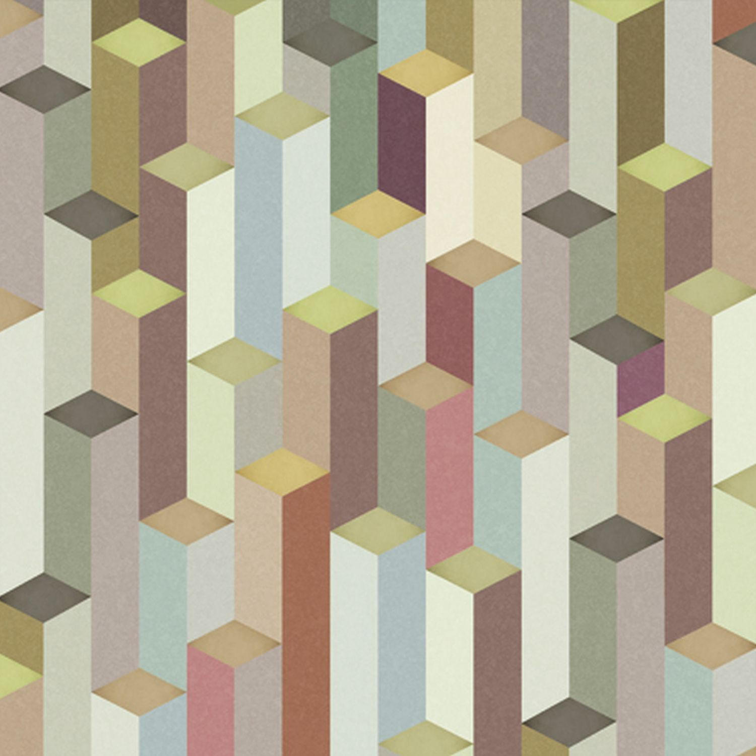 FOTOTAPETE 3D Muster 424 x 280 cm - Multicolor, Papier (424/280cm) - Sanders & Sanders