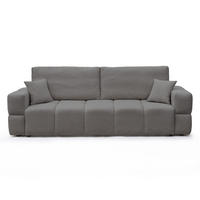 SCHLAFSOFA BUENO mit Bettkasten Dunkelgrau - Dunkelgrau, Holzwerkstoff/Kunststoff (245/85/93cm) - Idohome