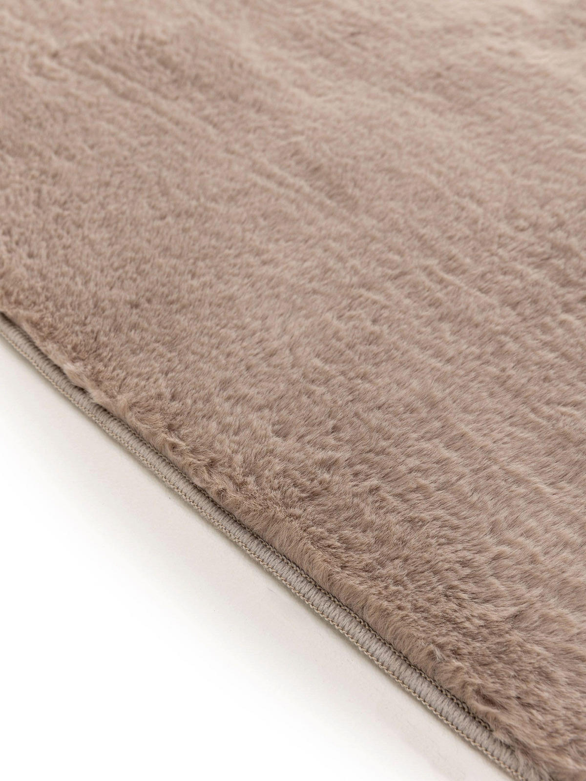 KUNSTFELLTEPPICH Furry Taupe 80x250 cm - Taupe, Kunststoff (80/250cm) - benuta