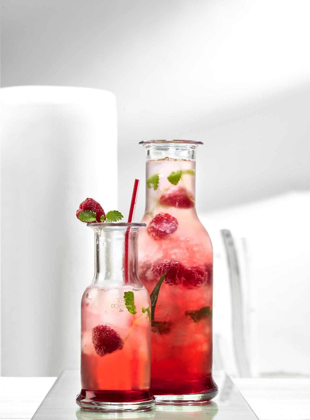 KARAFFEN Purity transparent 1000 ml 6er Set - Transparent, Glas (1L) - Stölzle Lausitz