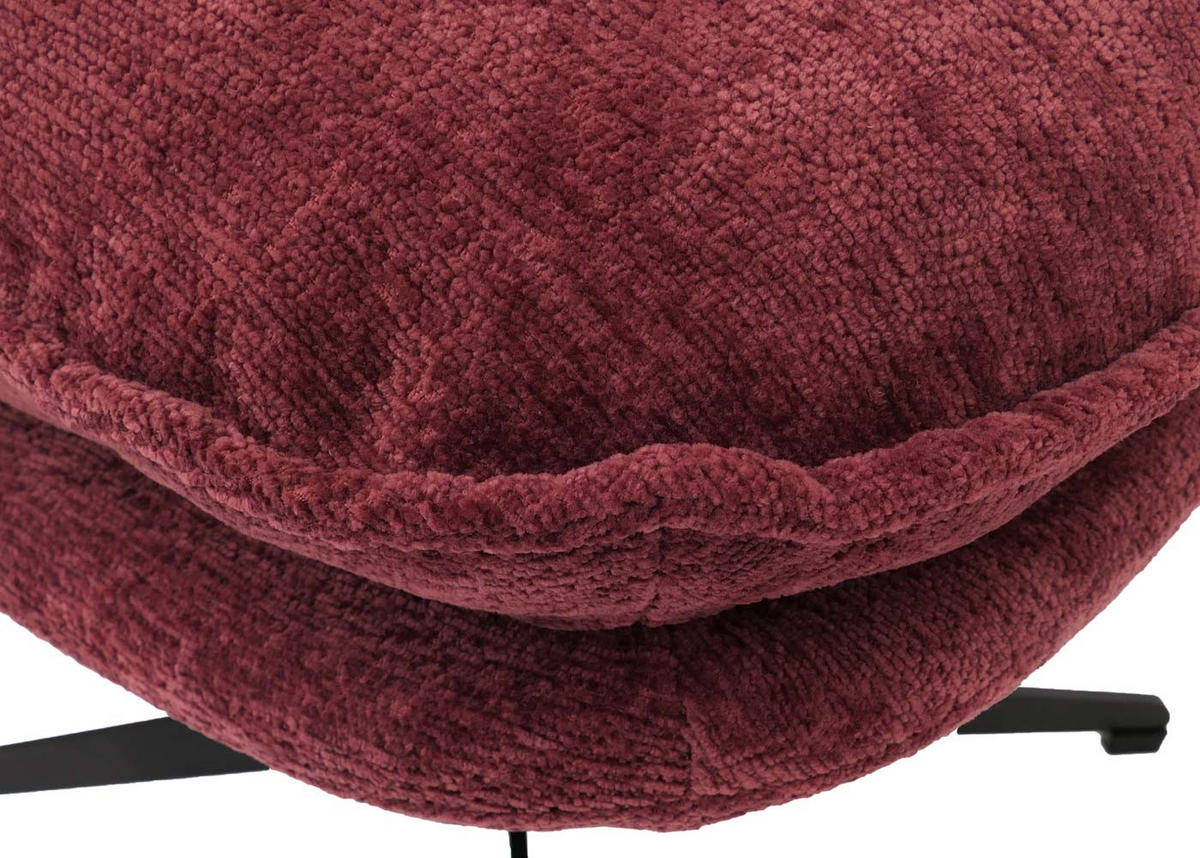 STOLEK S POLSTROVÁNÍM Červená - červená, textil (52/46/46cm) - MCW