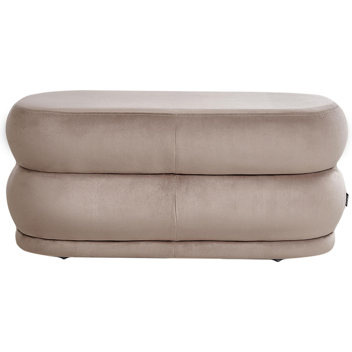 BANK Beige Ellendale - Taupe, Textil (90/40/41cm) - Beliani