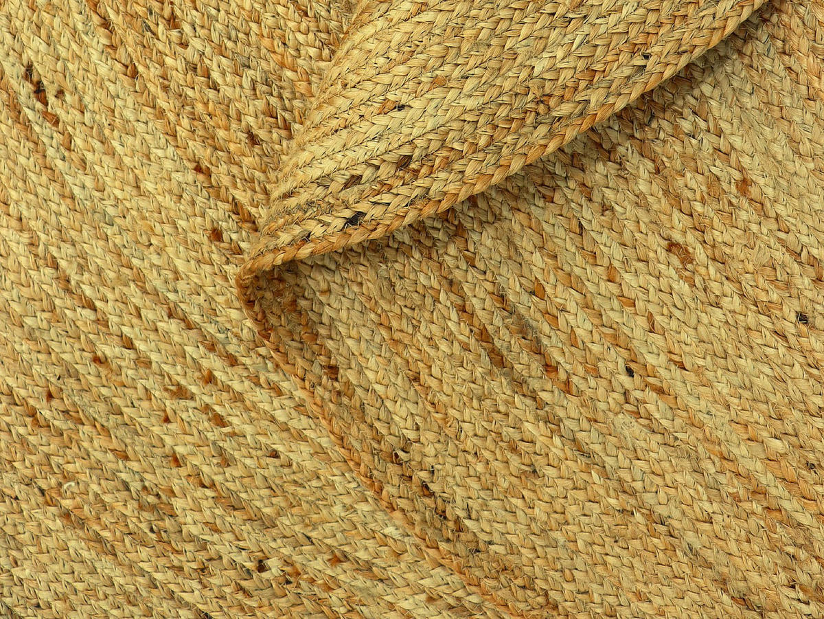 WOHNZIMMERTEPPICH - 200 cm x 200 cm - naturfasern - naturfarben hell Jaipur - Naturfarben, Naturmaterialen (200/200cm) - Vente-Unique
