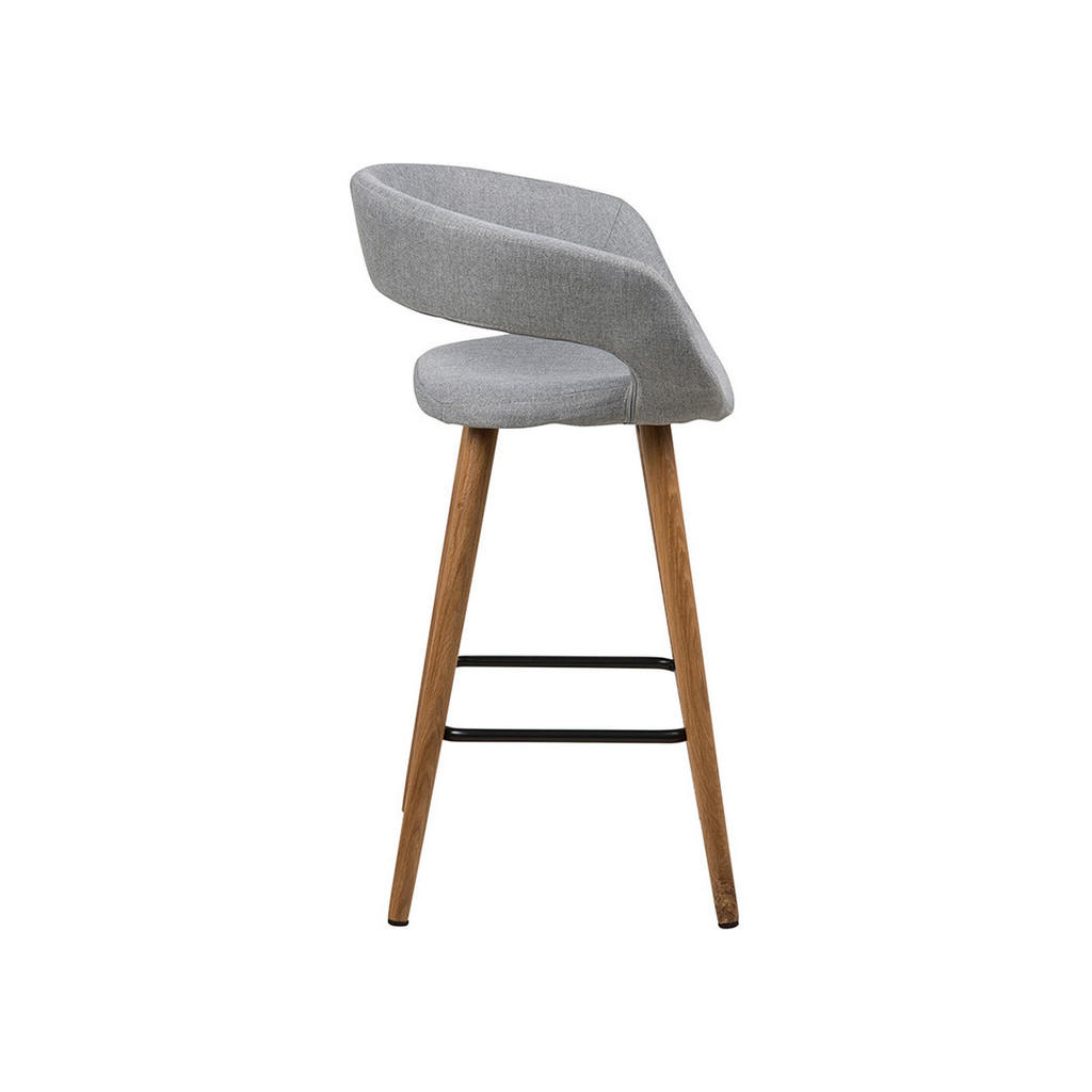 Thumbnail - ebuy24 Barhocker, Grau, Holzwerkstoff, 1-Sitzer, 46x89x55 cm, Esszimmer, Barmöbel, Barhocker