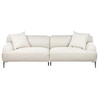 POHOVKA 3-místná Látka Světle béžová Matila - béžová, textil (233/70/94cm) - Beliani