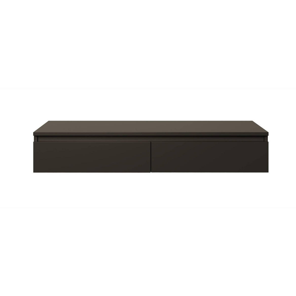 HÄNGESCHREIBTISCH Bemmi Schwarz 120 cm - Schwarz, Holzwerkstoff (50/120/19cm) - Selsey