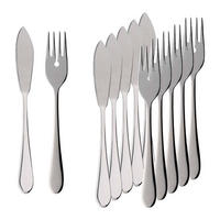 FISCHBESTECK Oscar silber 60er Set - Silberfarben, Metall - Villeroy & Boch