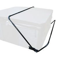 WHIRLPOOL ABDECKHILFE Abdeckhilfe bodenbefest, - Braun, Metall (244/160/30cm) - Canadian Spa Company