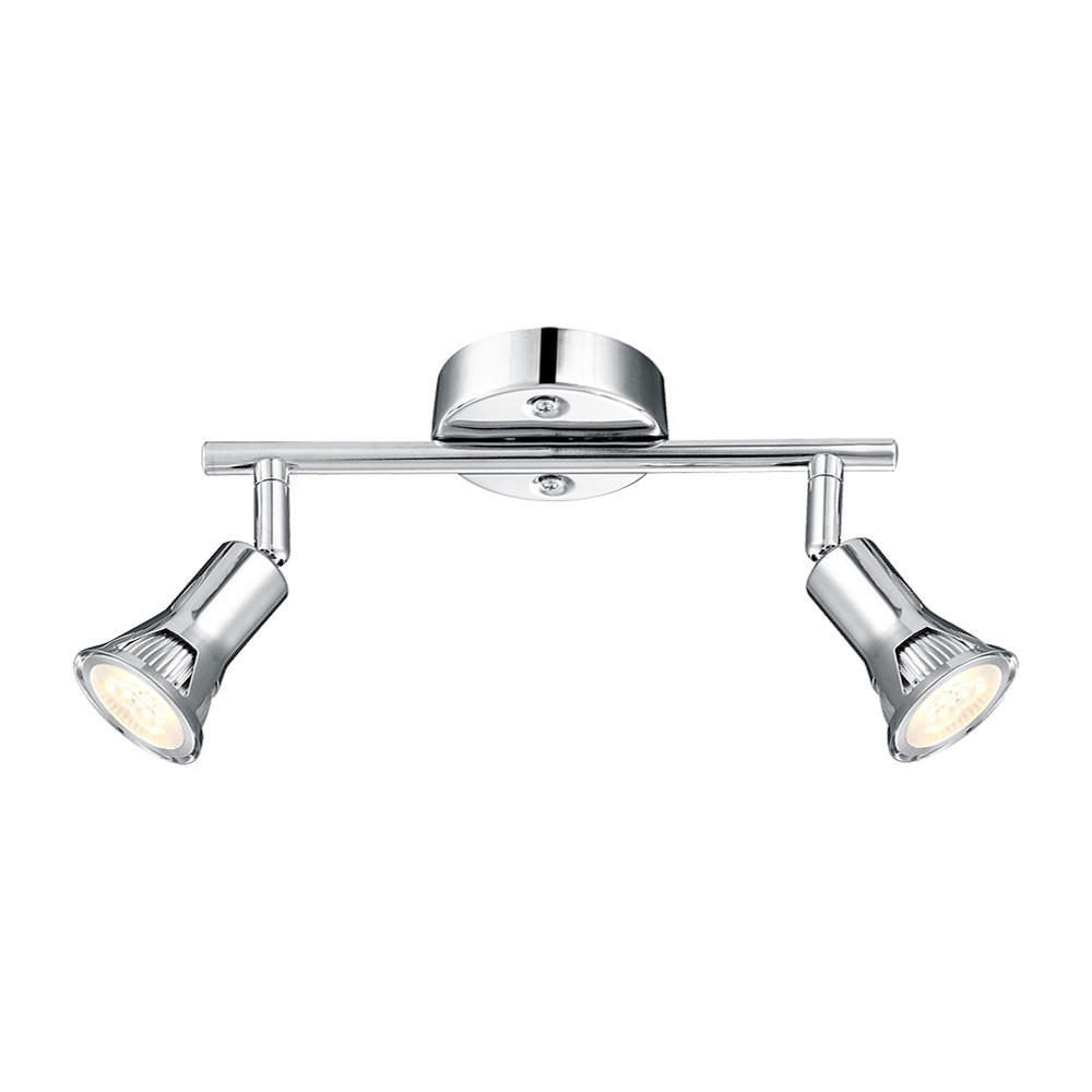 LED DECKENLEUCHTE DANTE Silber Metall - Silberfarben, Metall (25/8.5/17cm) - Globo Lighting