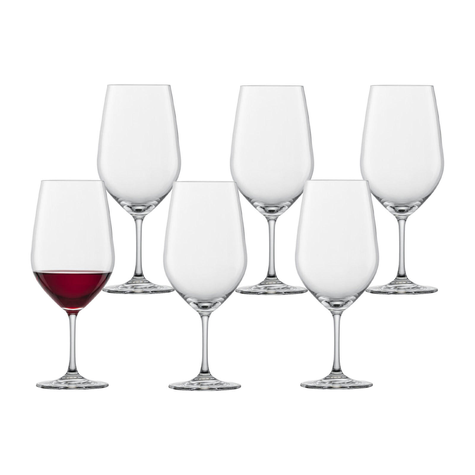 BORDEAUXGLÄSER Viña transparent 640 ml 6er Set - Transparent, Glas (0.64L) - Schott Zwiesel