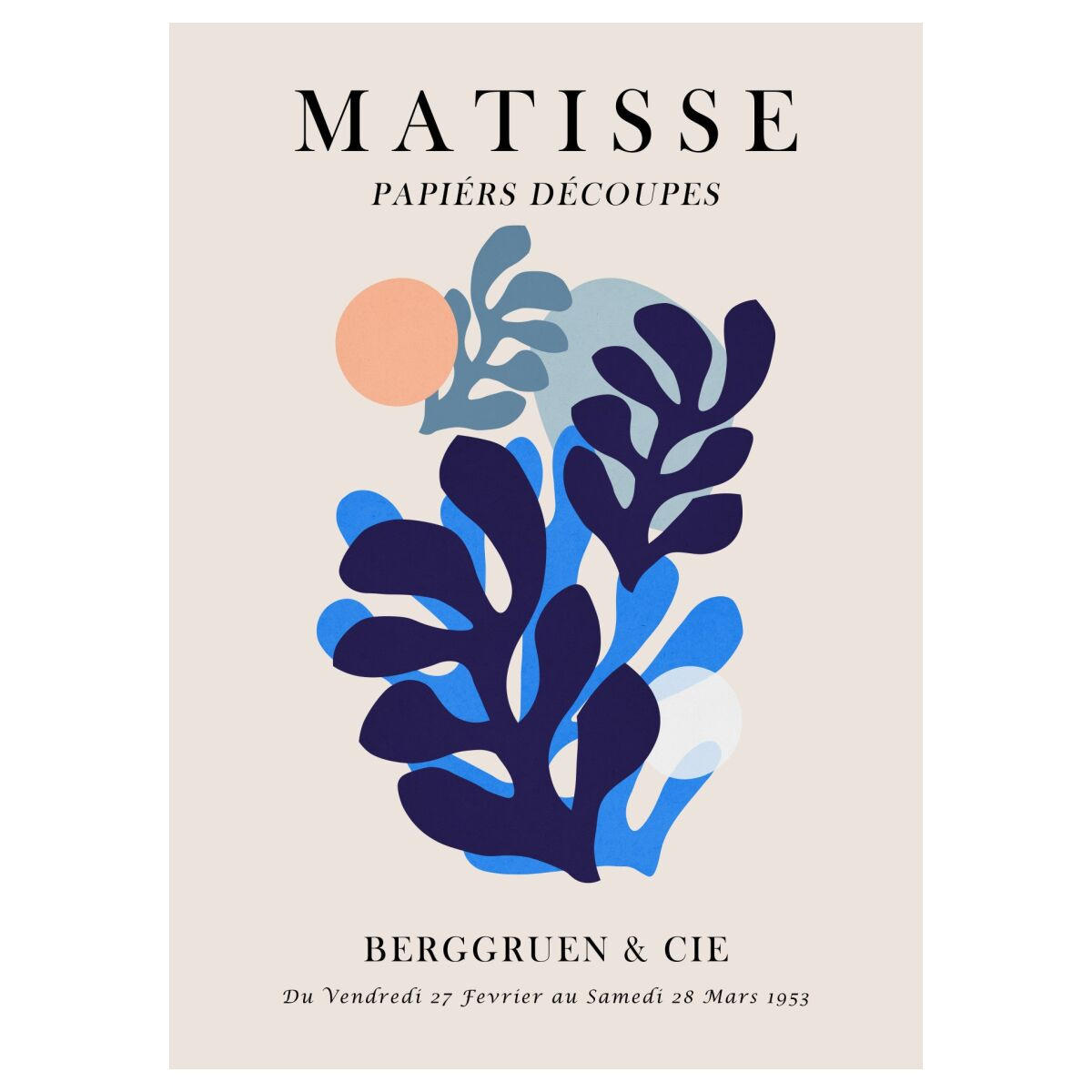 POSTER Vitor Costa - Matisse floral Poster 5 - Multicolor, Papier (70/100/0.1cm) - Poster&Frame