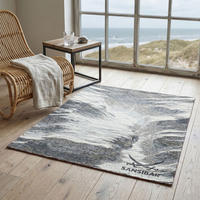 FLACHWEBTEPPICH Keitum 190x280 cm - Grau, Textil (190/190cm) - Sansibar SYLT