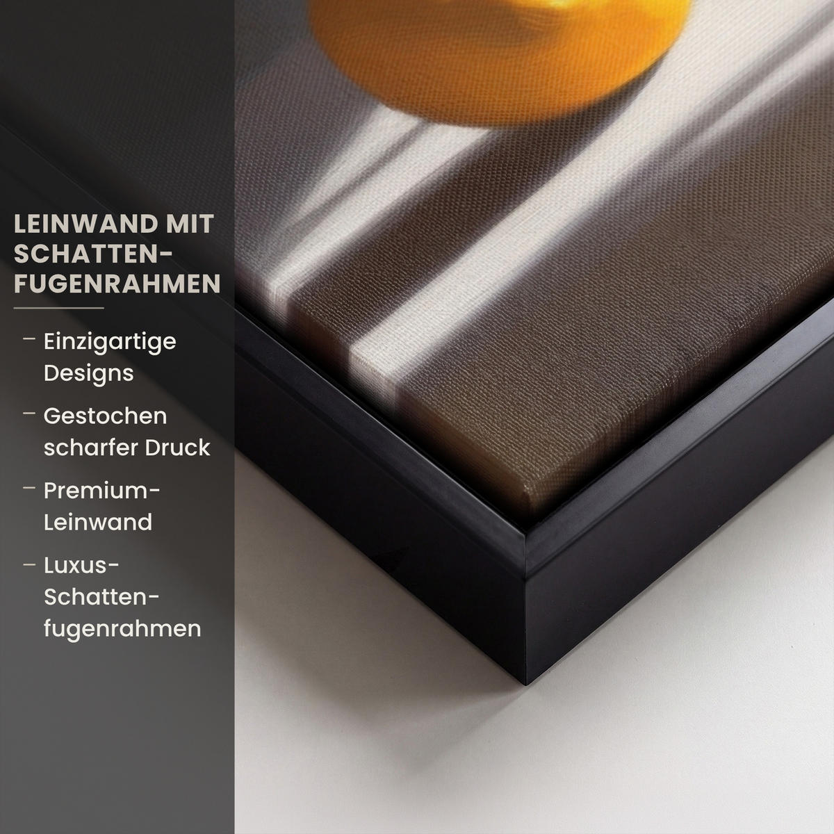 LEINWAND Bilder mit Rahmen - Zitronen - Stilleben - Gelb - 60x40 - Gelb, Textil (60/40cm) - MuchoWow