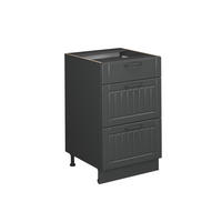 SPODNÍ SKŘÍŇKA KUCHYŇSKÉ LINKY Fame-Line Tmavě šedá - tmavě šedá/antracitová, kompozitní dřevo (50/82/51.6cm) - Vicco