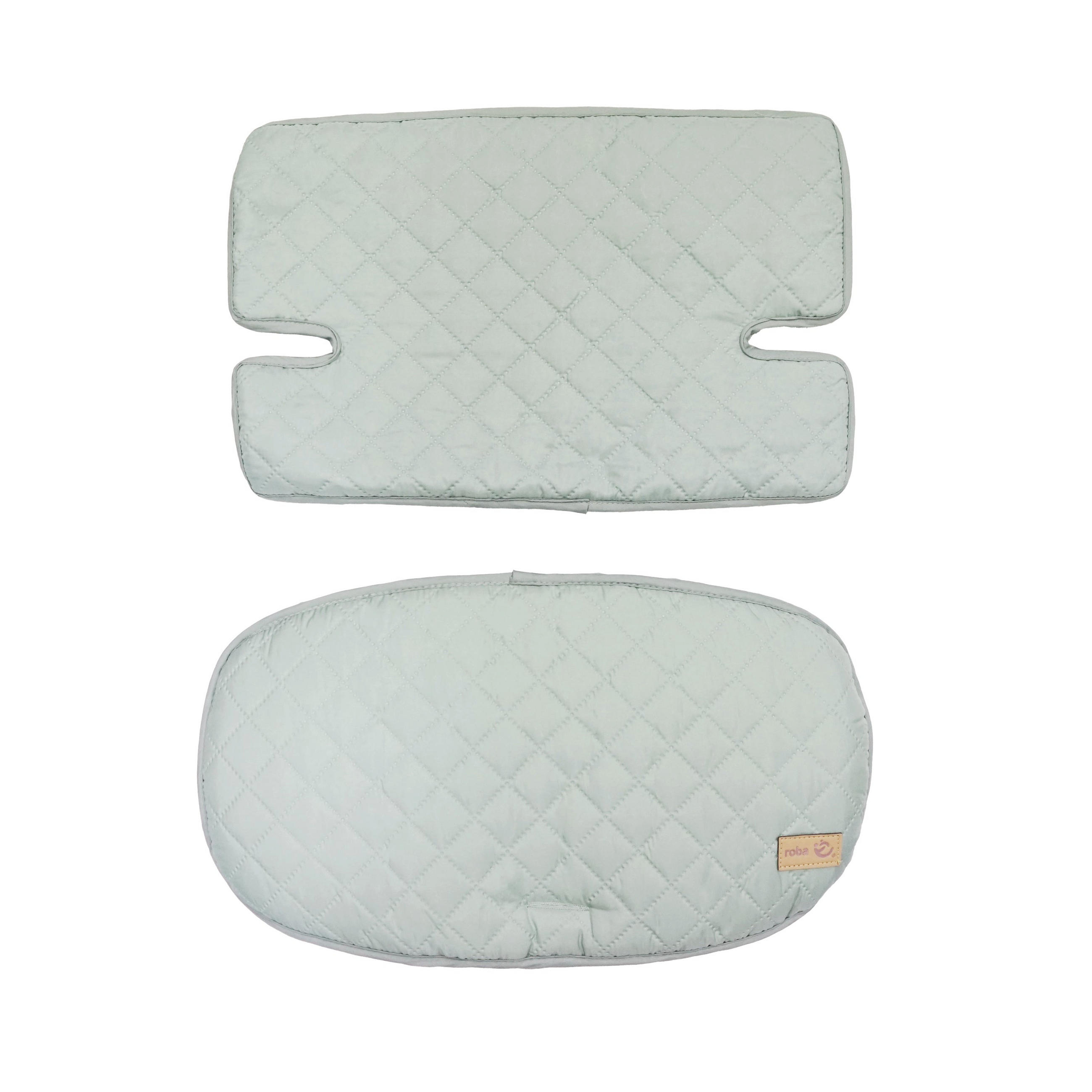 HOCHSTUHL-SITZVERKLEINERER 2-teilig roba Style Frosty green - Grün, Textil (40/25/2cm) - Roba