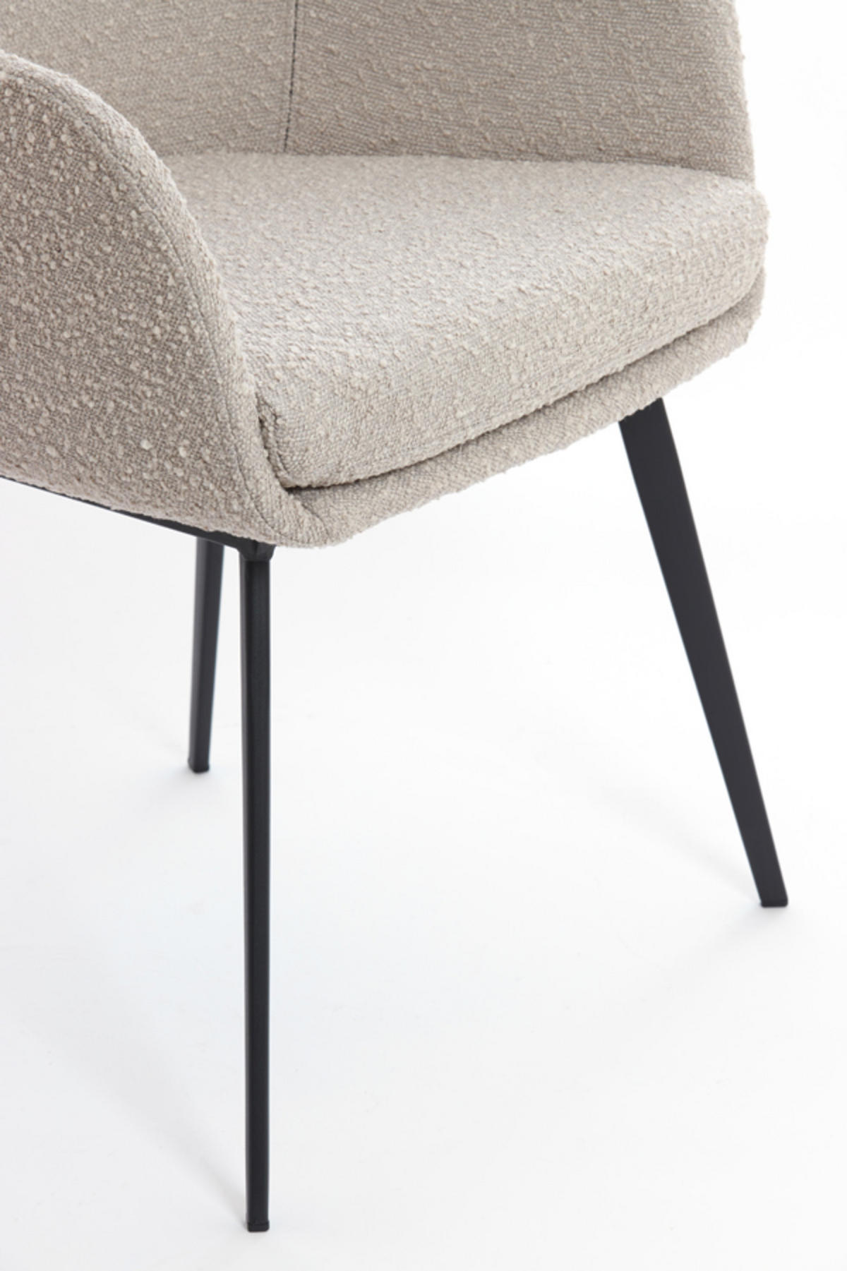 ESSZIMMERSTUHL Leone Braun 59/58,5/82 cm - Beige, Textil (58.5/82/59cm) - Light & Living