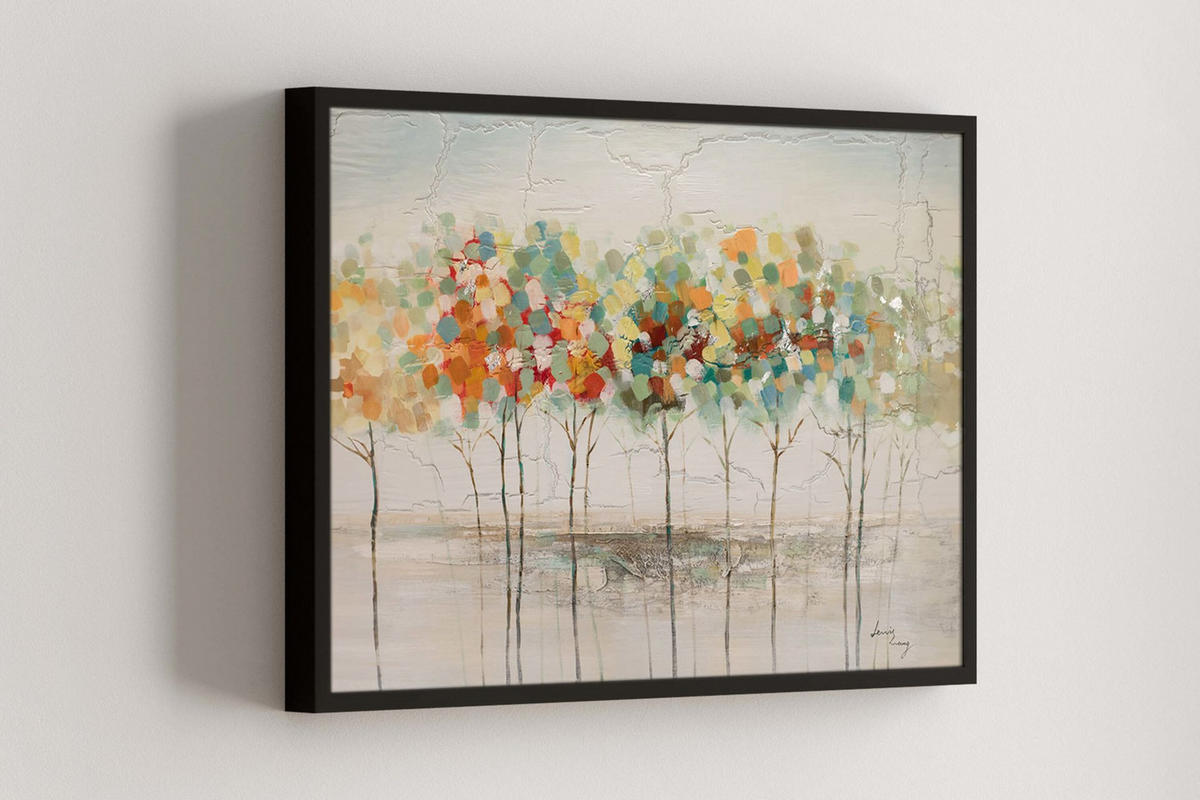 ÖLGEMÄLDE 80/60 cm - Multicolor, Holz/Textil (80/60cm) - KUNSTLOFT