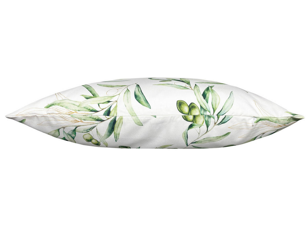 KISSENHÜLLE Italy Collection Oliven 60/60 cm - Ecru/Multicolor, Textil (60/60cm) - beties Heimtextil