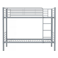 ETAGENBETT adam Grau - Grau, Metall (90/190cm) - Habitat Garten