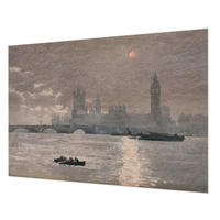 FOTOTAPETE 312x219 cm - Nachtpanorama - Grau, Textil (312/219cm) - Wallfluent