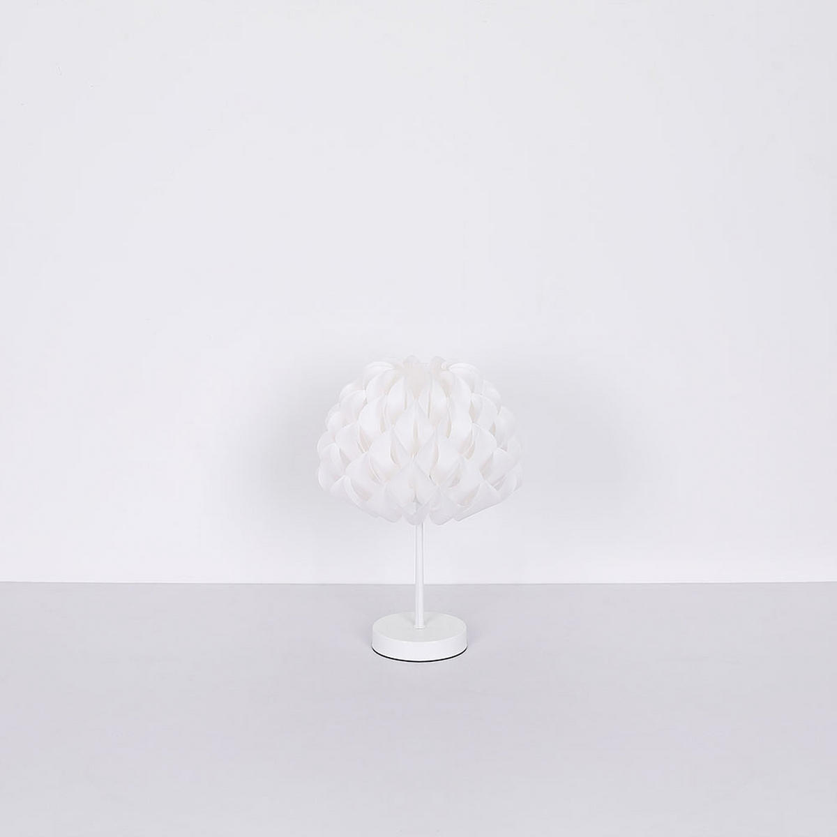 LED TISCHLEUCHTE Irene Weiß Metall - Weiß, Metall (25/25/35cm) - Globo Lighting