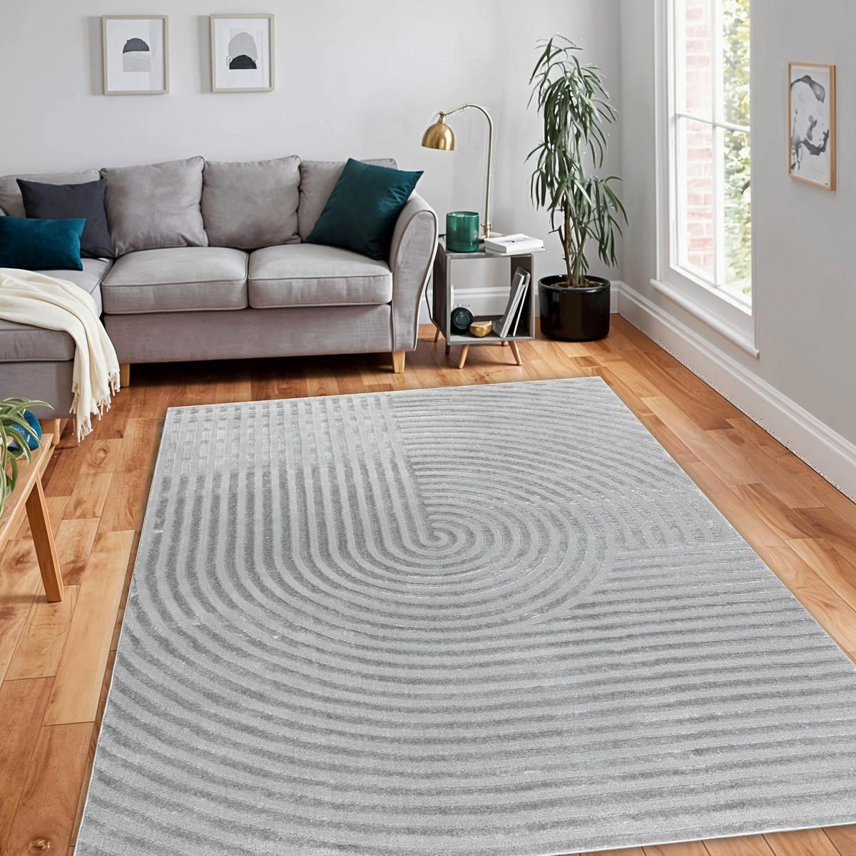 TEPPICH Balance 200/290 cm - Grau, Textil (200/290cm) - rugsX
