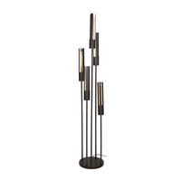 STEHLEUCHTE Tube Schwarz 30/30/ 176 cm - Schwarz, Metall (30/30/176cm) - Hoyz Collection